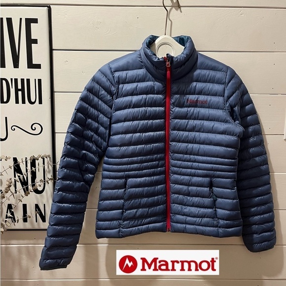 MARMOT blue puffer size  S - Picture 1 of 11